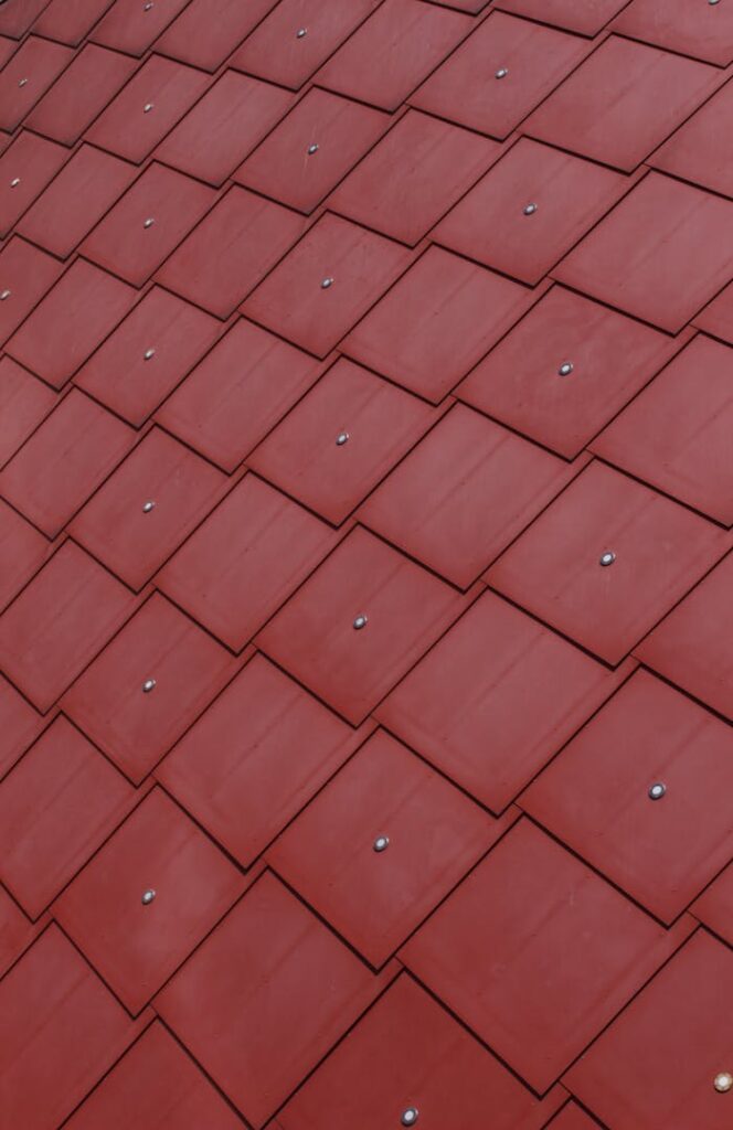 Maroon Roofing Tiles 